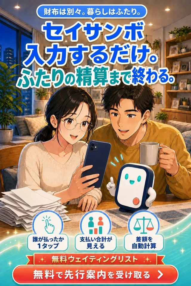 セイサンボの漫画LPの最初の画面